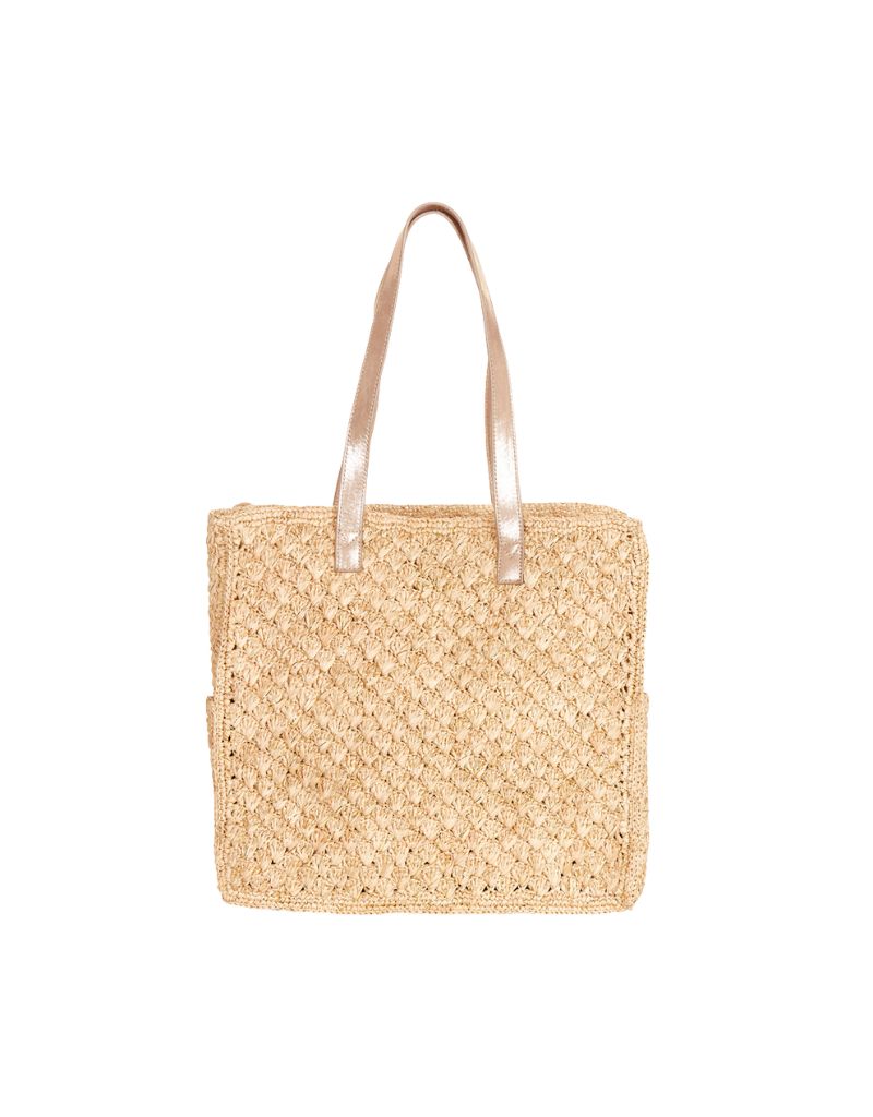 FloraBella Treviso Tote Natural Gold