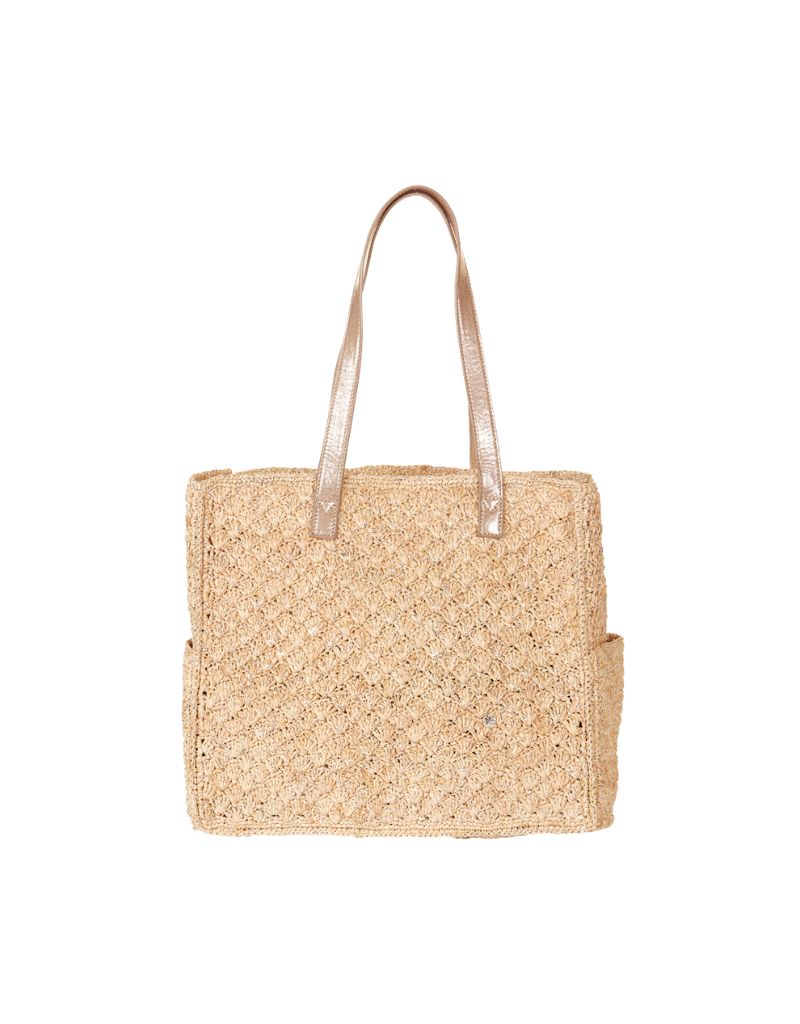 FloraBella Treviso Tote Natural Silver
