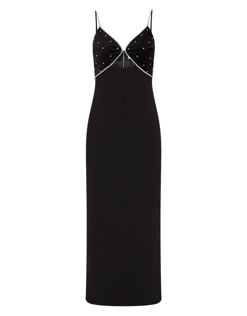 Giovanna Midi Dress Black