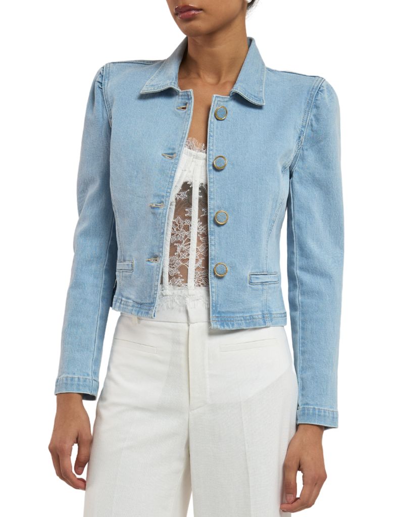 Generation Love Lombardi Denim Blazer Sky Blue