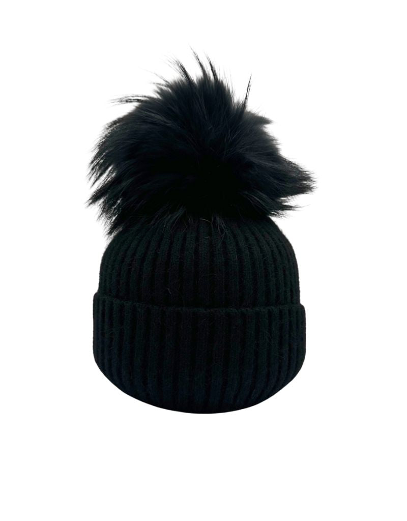 HA-62 Mohair Wool Hat Black