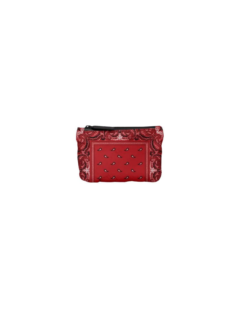 Hi Love Travel Card Pouch Red Bandana
