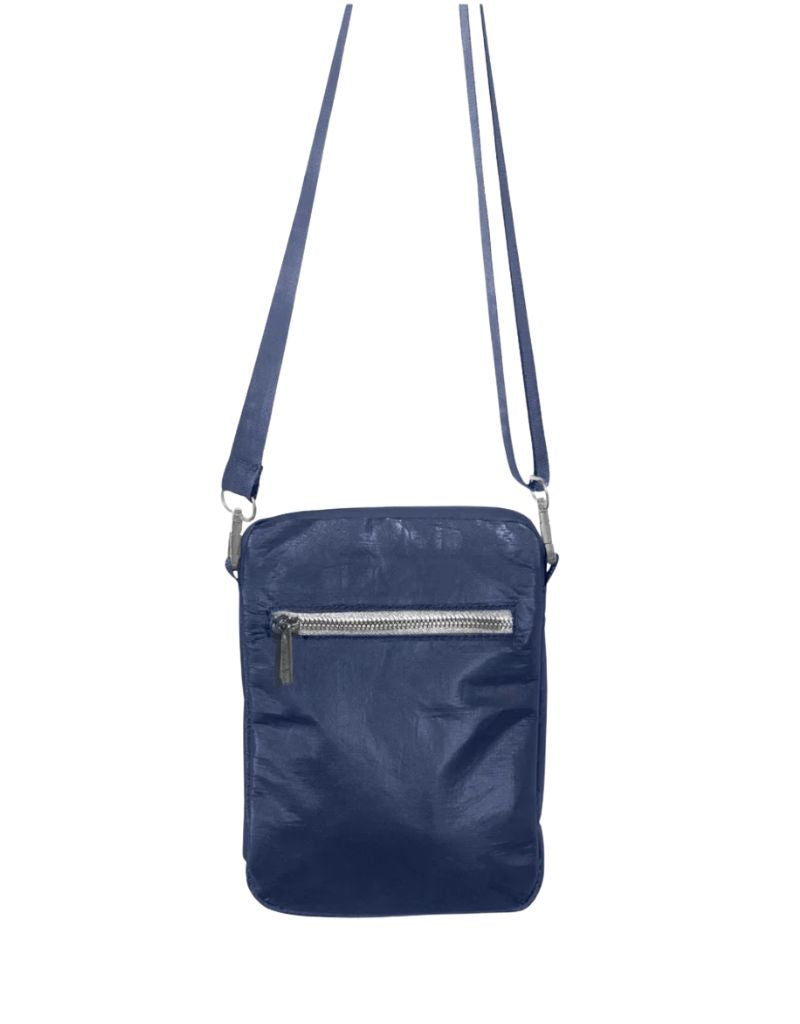Hi Love Travel Cell Phone Purse in Shimmer Navy Blue