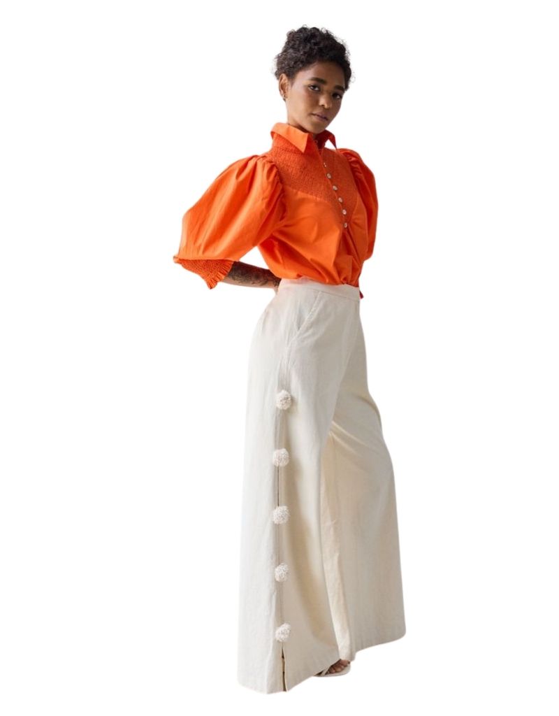 Hope for Flowers Pom Pom Trouser Custard