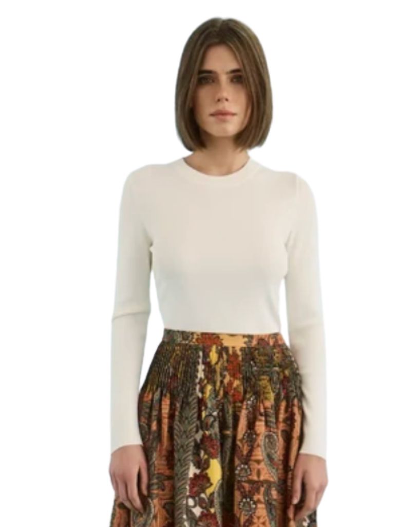 Hunter Bell Callie Sweater Ivory