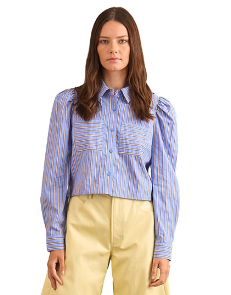 Hunter Bell Maven Shirt Marfa Stripe