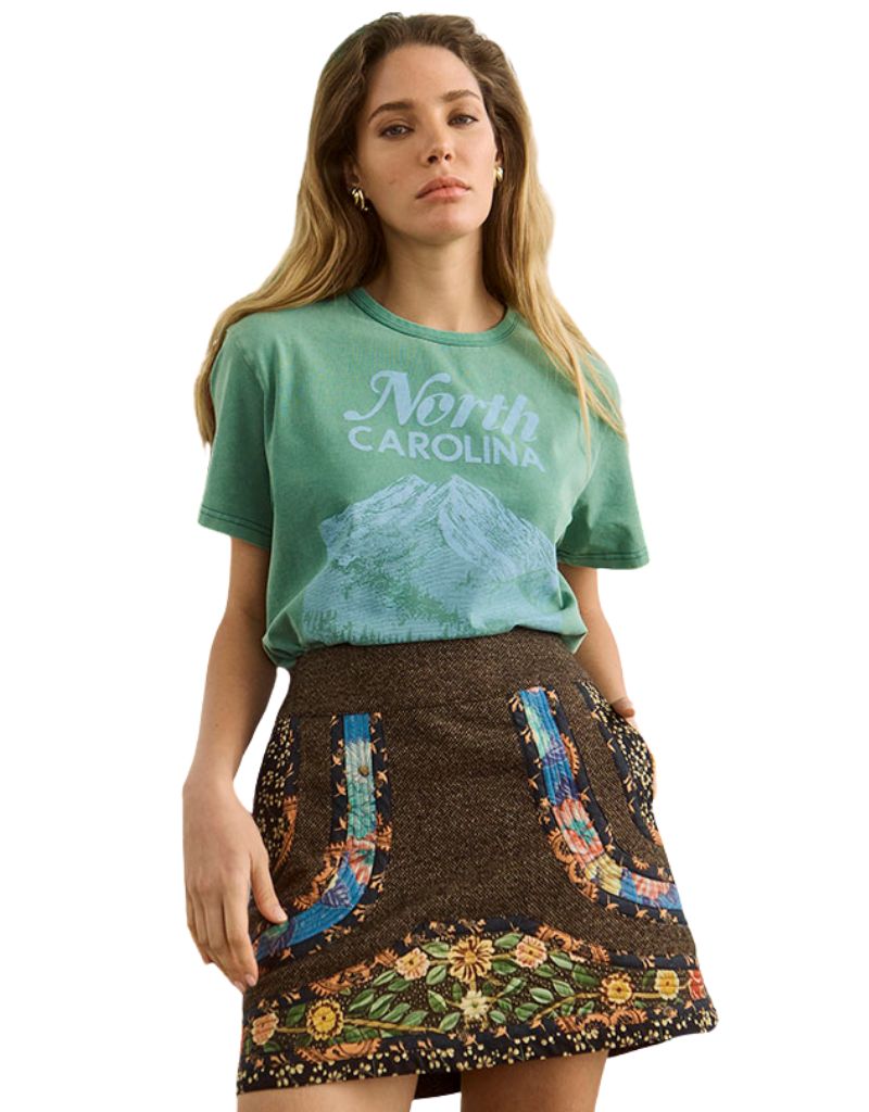 Hunter Bell Schulte Skirt High Country Tweed