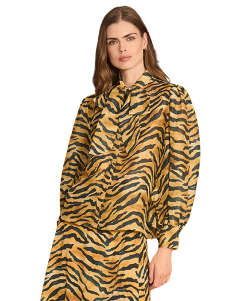 Hunter Bell Tess Blouse Tiger