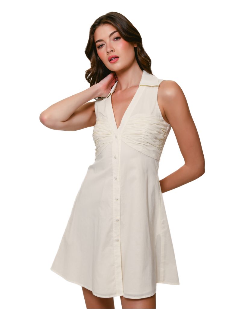 Hutch Colt Dress Off White