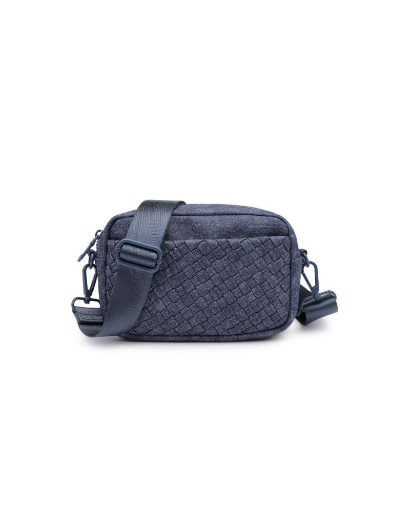 Inspiration Woven Neoprene Crossbody Dark Denim