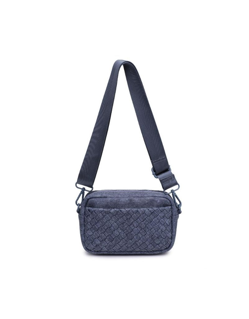 Inspiration Woven Neoprene Crossbody Dark Denim