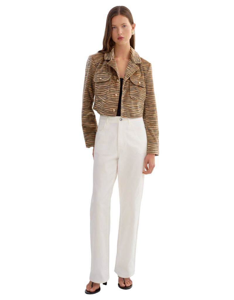 Jaylee Tiger Print Jacket