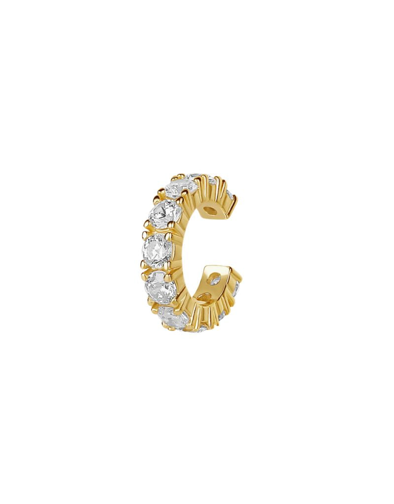 JTG Jewelry Eternity Ear Cuff Gold