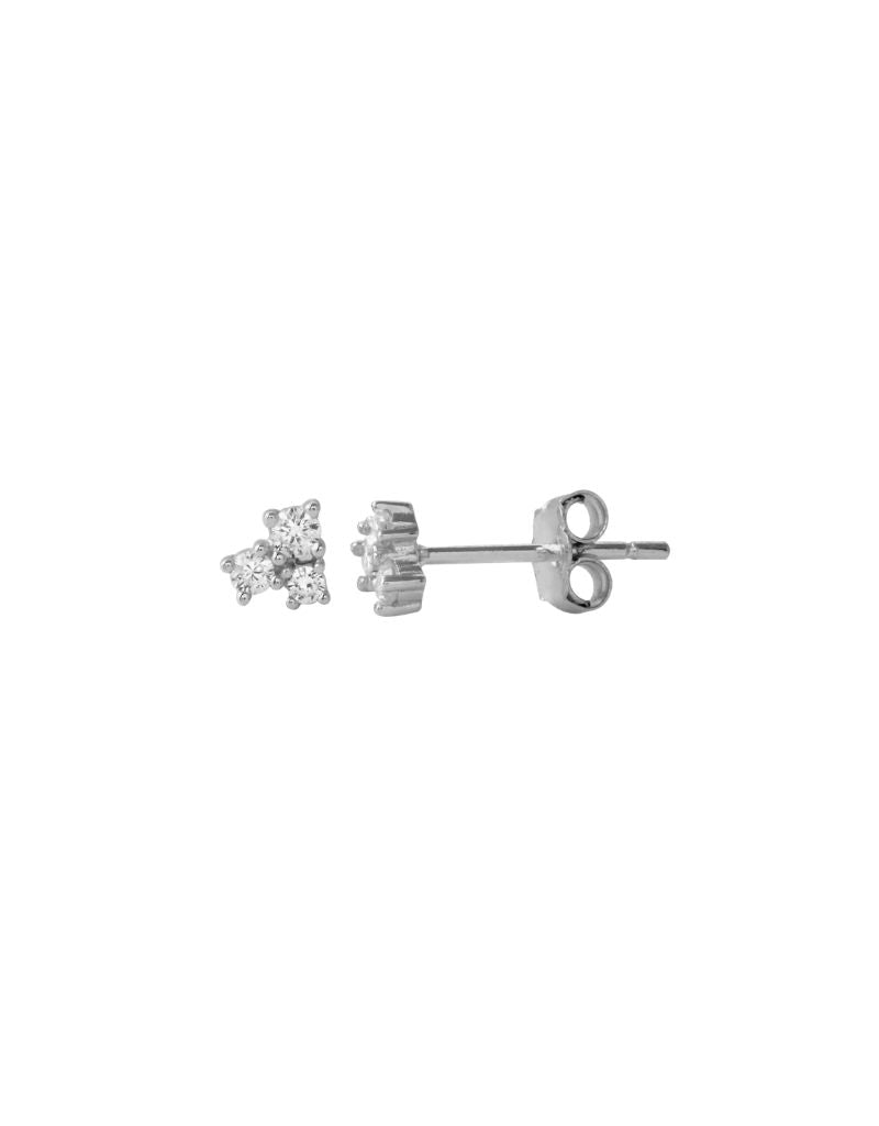 JTG Jewelry Mini Trio Stud Silver