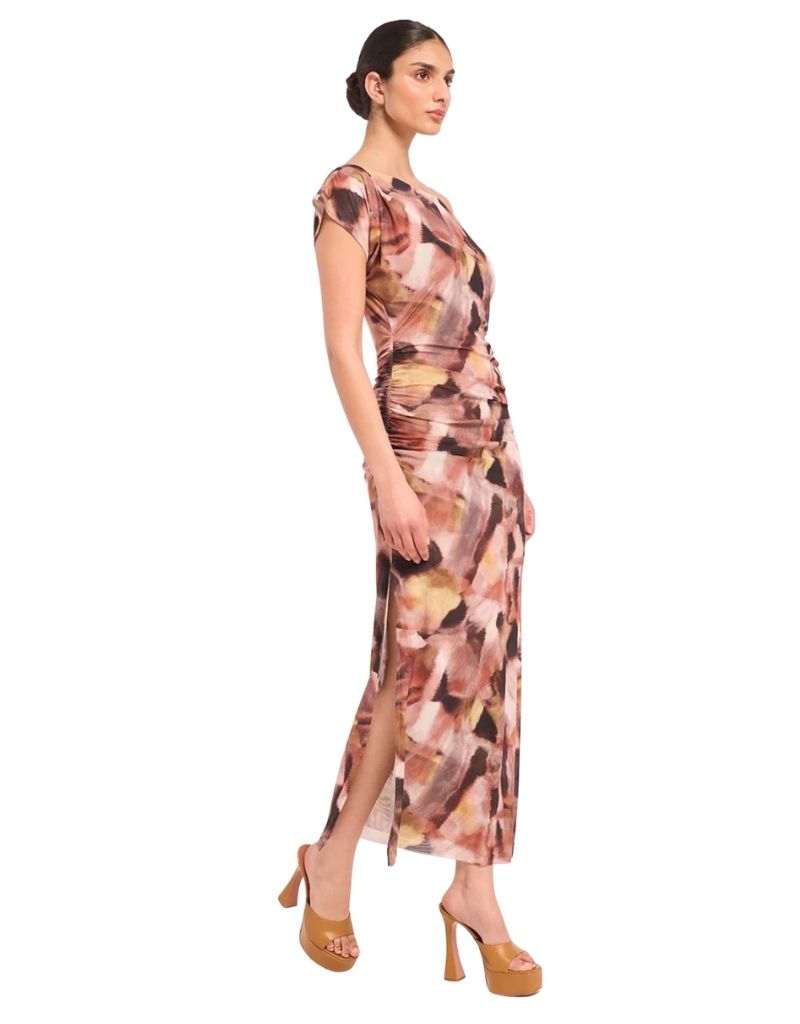 Kiana Dress Abstract Blur