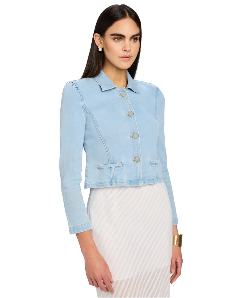 Lombardi Denim Blazer Sky Blue