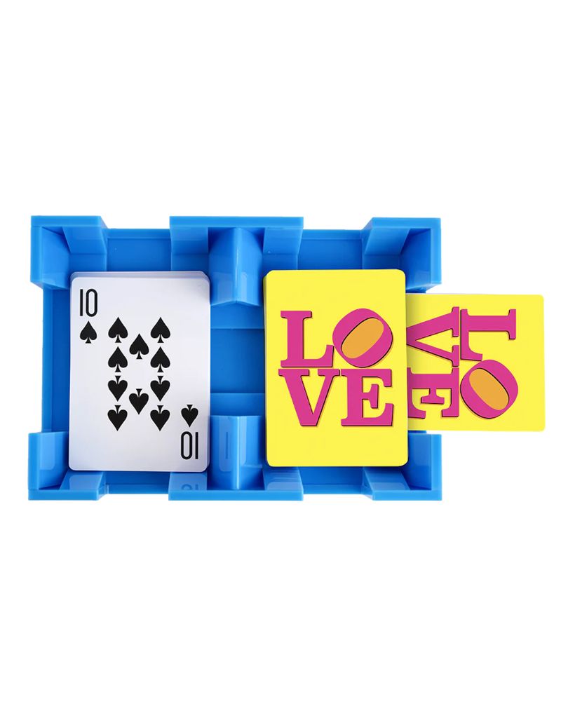 Canasta Spinner Tray Blue