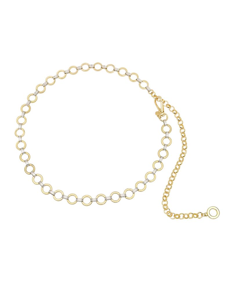 Laurel and Gold Genesee Belt Gold Silver