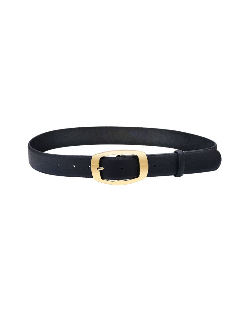Laurel and Gold Oakwood Belt Black