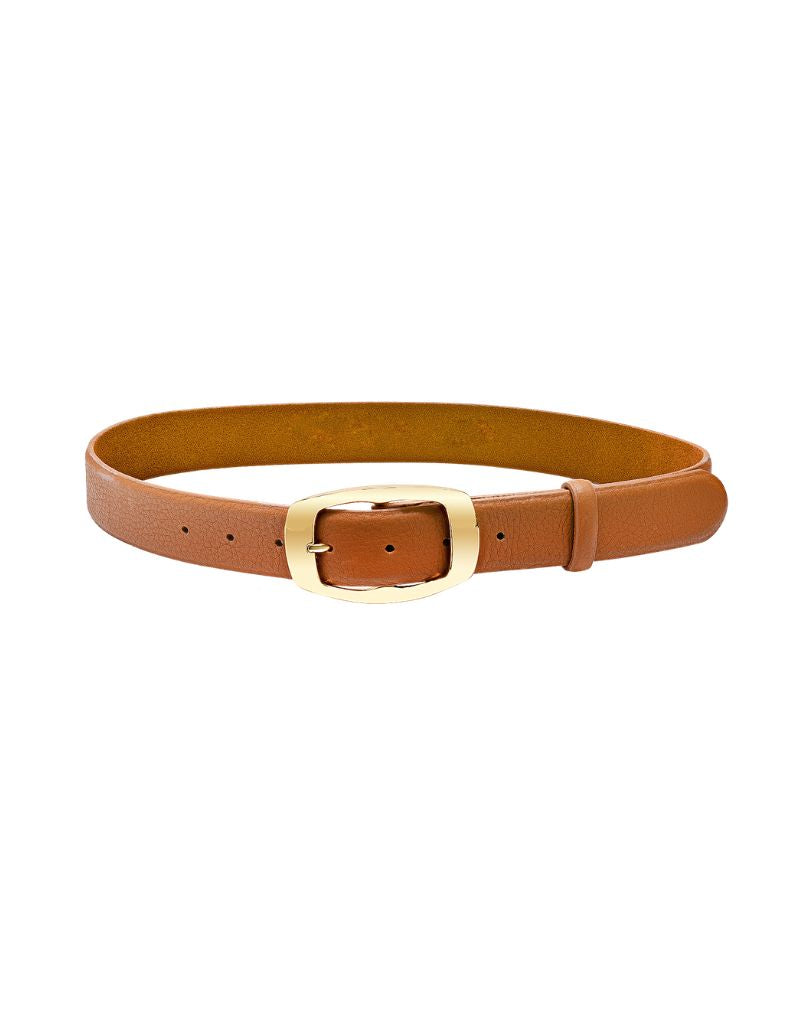Laurel and Gold Oakwood Belt Caramel