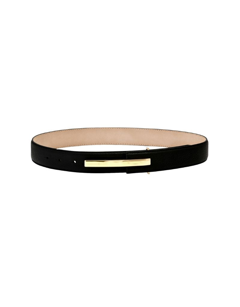 Laurel and Gold Rosewood Belt Black Gold