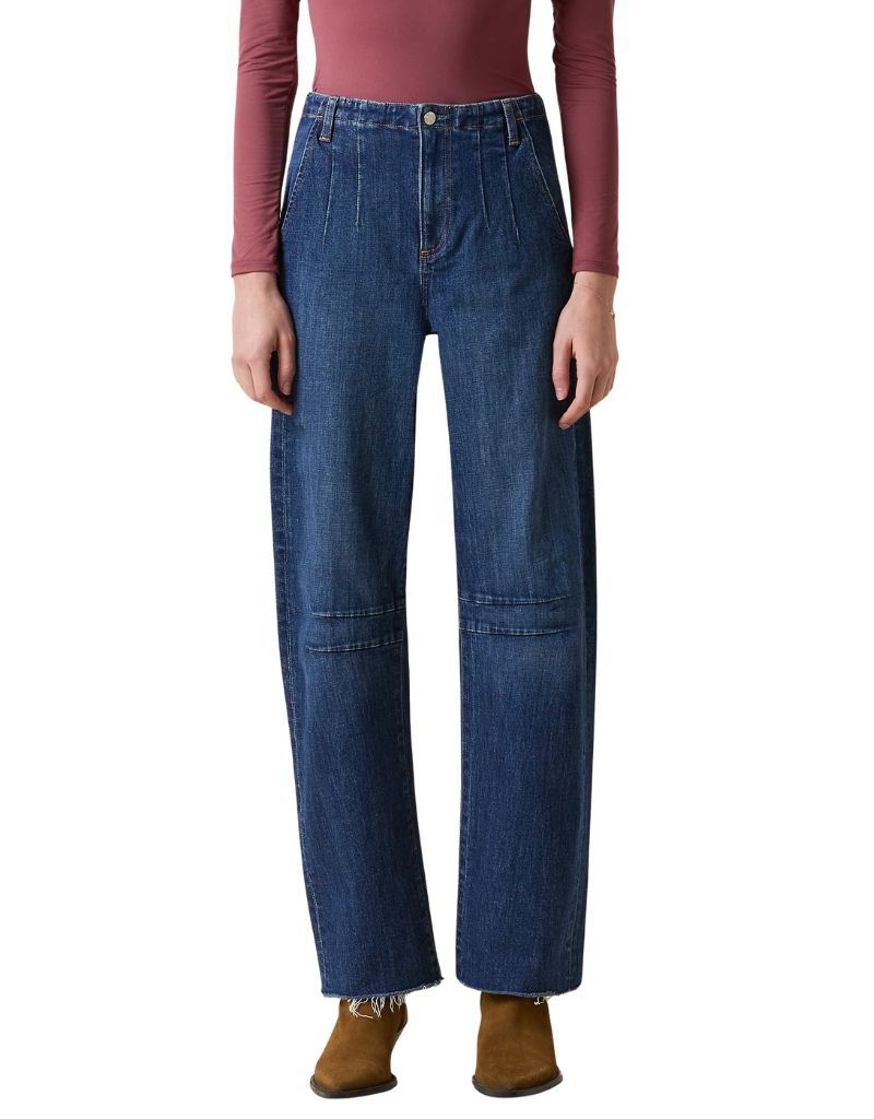 Le Jean Darted Barrel High Rise Kindred Spirit