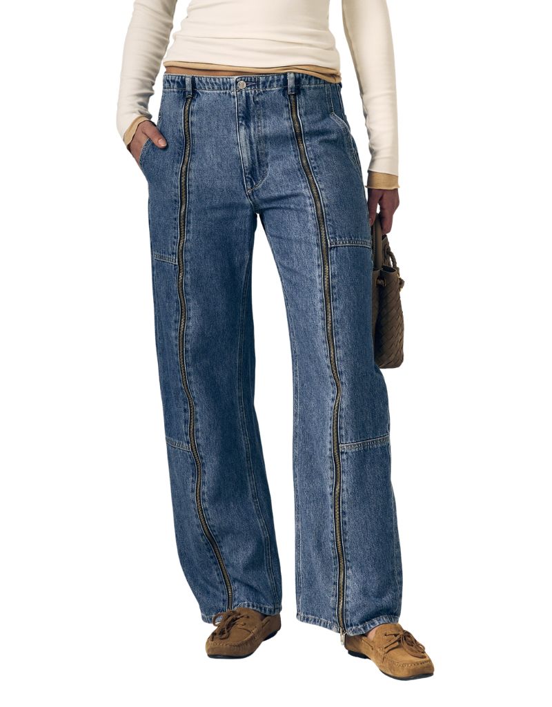Le Jean Jamie Cargo Mid Rise Blue Springs