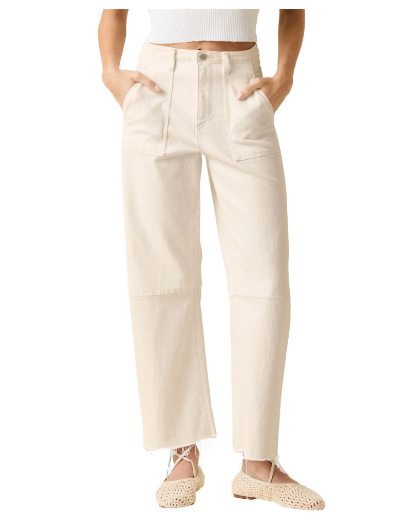 Le Jean Utility Soft Barrel Bone