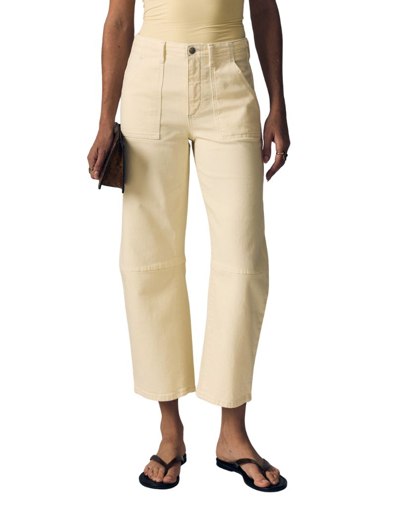 Le Jean Utility Soft Barrel Lemon Yellow