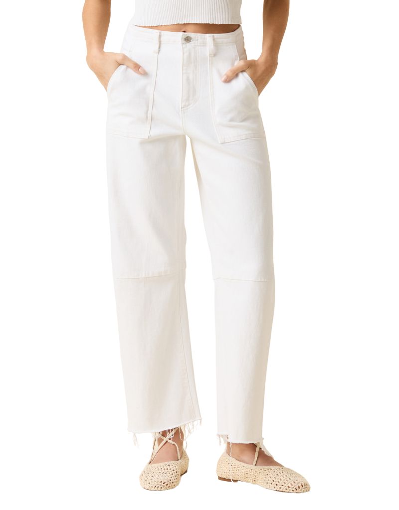 Le Jean Utility Soft Barrel White