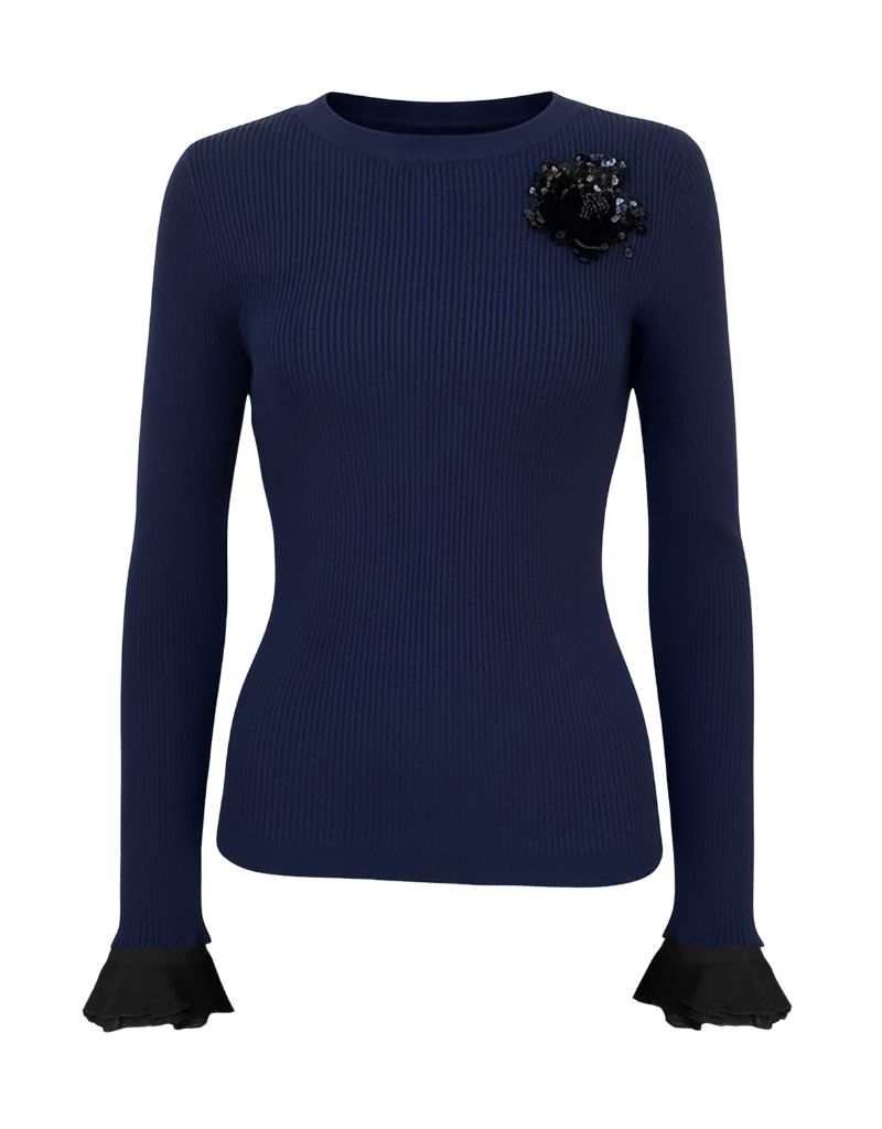 Le Superbe Extra Crew A La Carte Sweater Midnight
