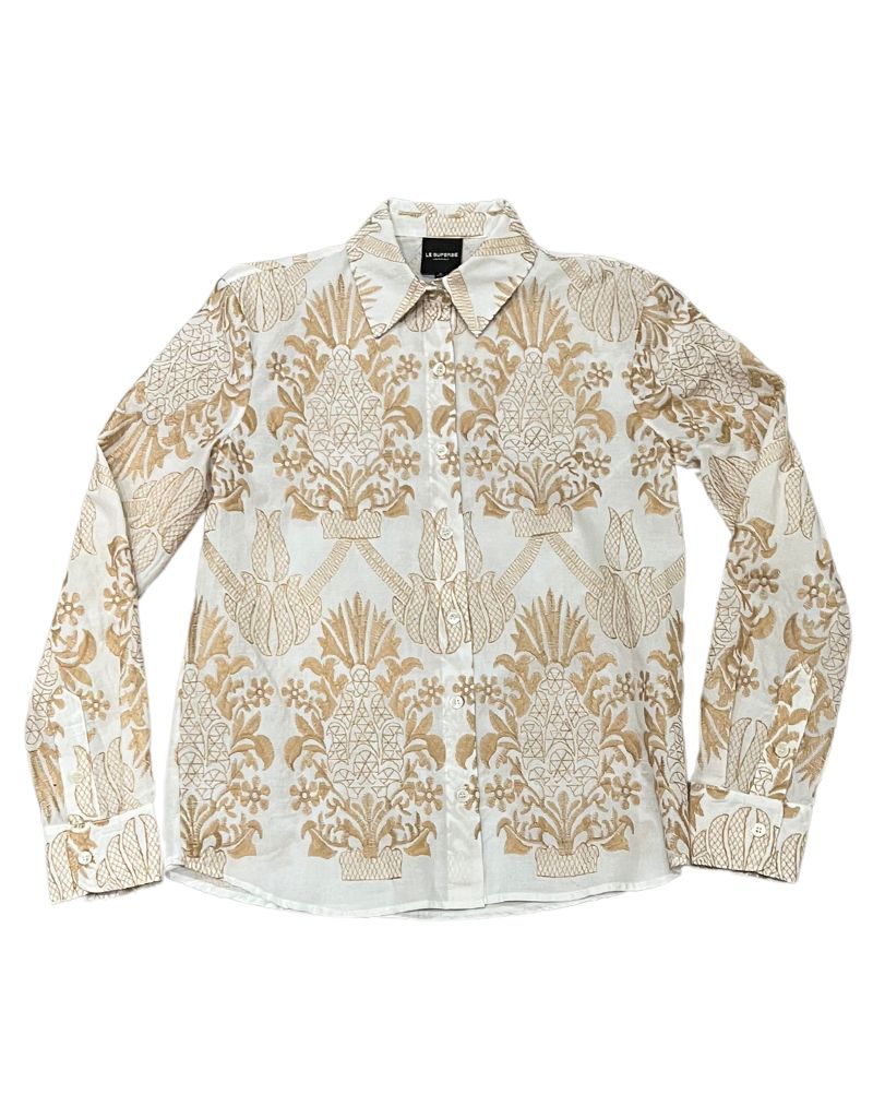 Le Superbe Sand Castle BF Shirt Au Naturel