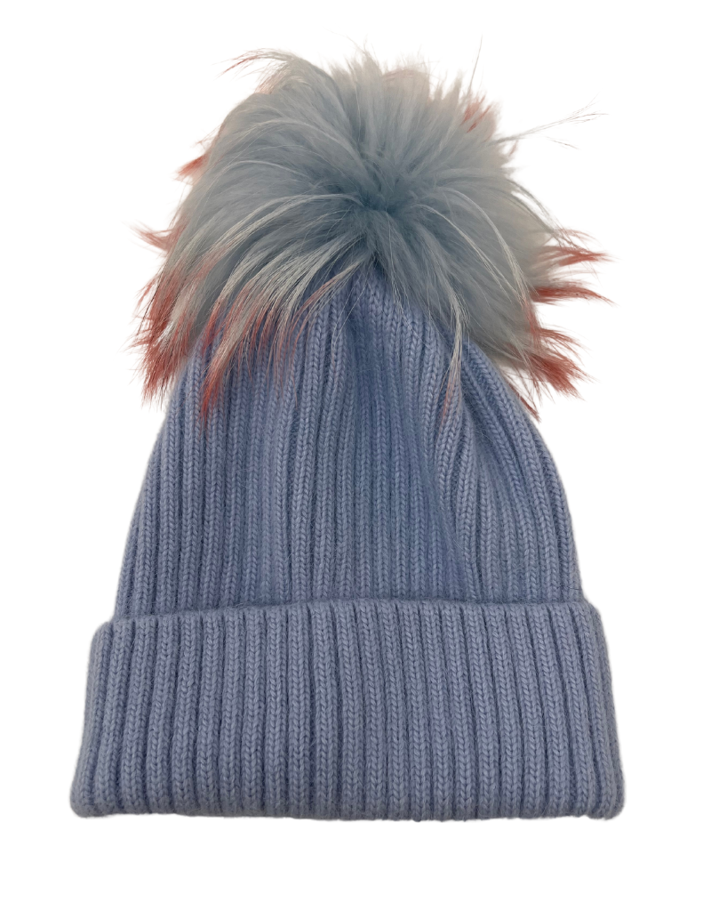 Linda Richards HA-62 Mohair Wool Hat Frost Blue