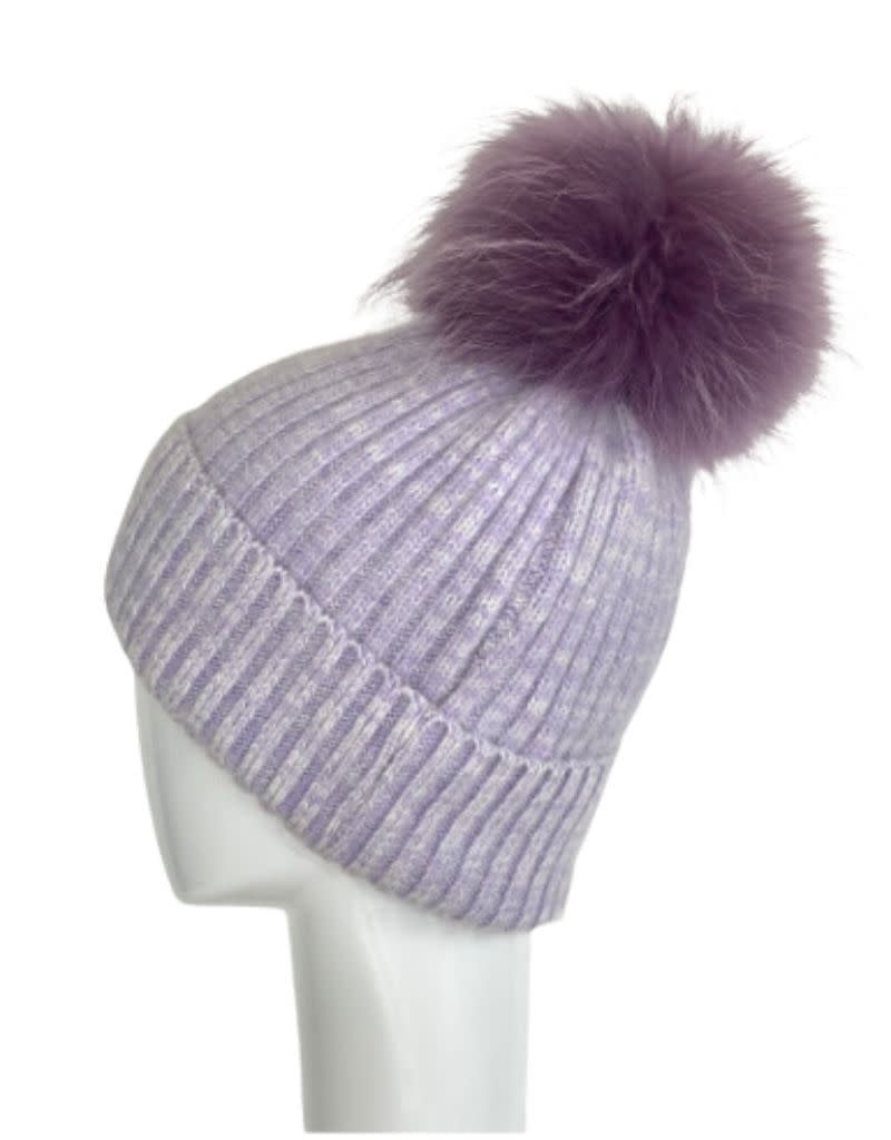 Linda Richards HA-62 Mohair Wool Hat Lavender