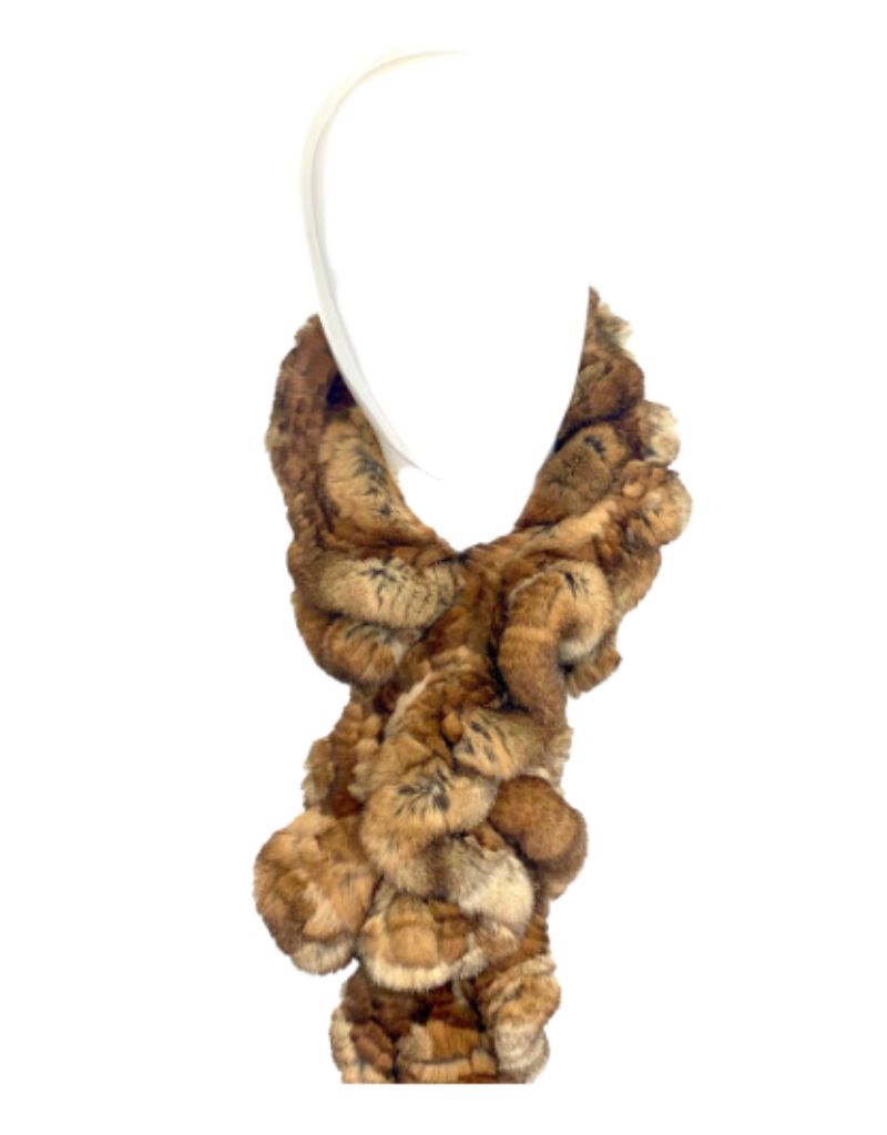 Linda Richards RX-39 Rex Pull Thru Scarf Camel