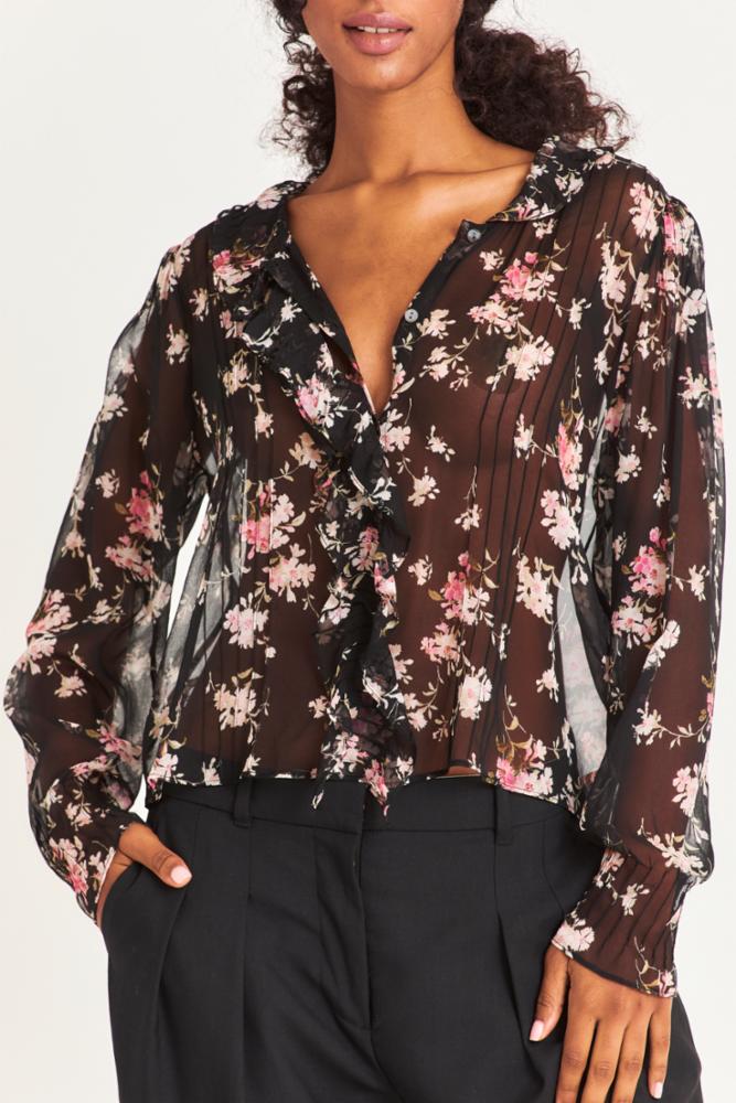 LoveShackFancy Rizzo Top Aurora Nights Aurnt