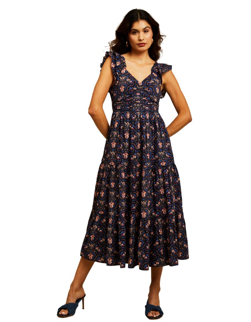 love the label maxi dress Love the Label | Lyndsey Long Dress Amisha Print