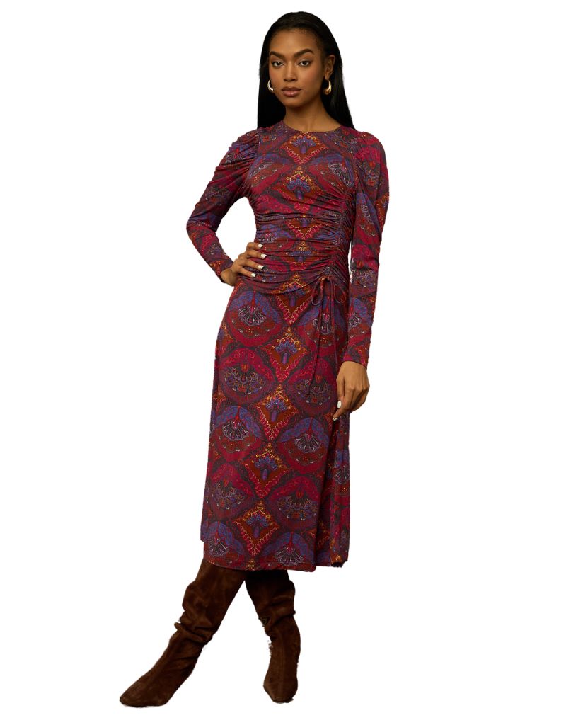 Astrid Maxi Dress Candelabra Multi Print