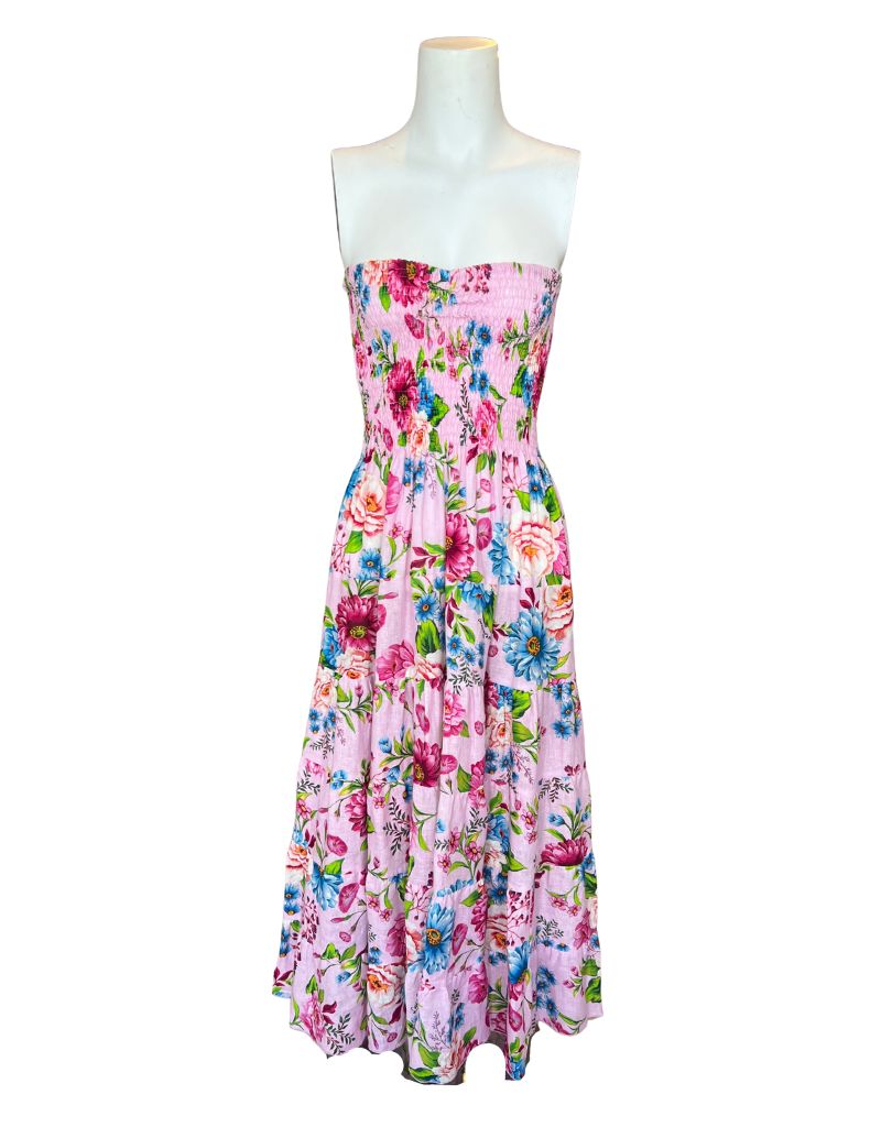 Luisa Positano Dress Totarone Pasqua Pink