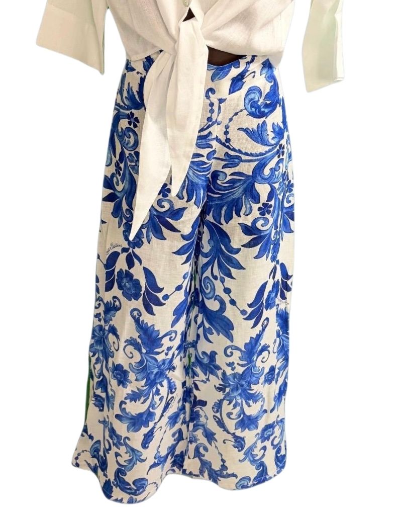 Luisa Positano Pant Maira Ramo Blue