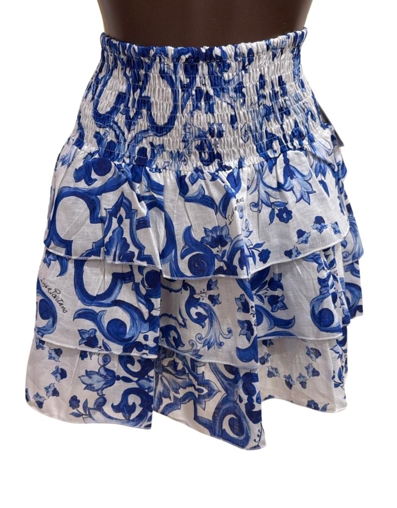 Luisa Positano Skirt Daisy Large Ravello Blue