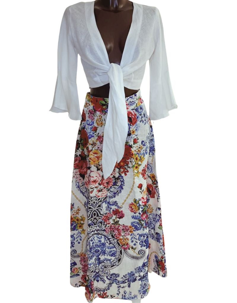 Luisa Positano Skirt Esmeralda Camilla