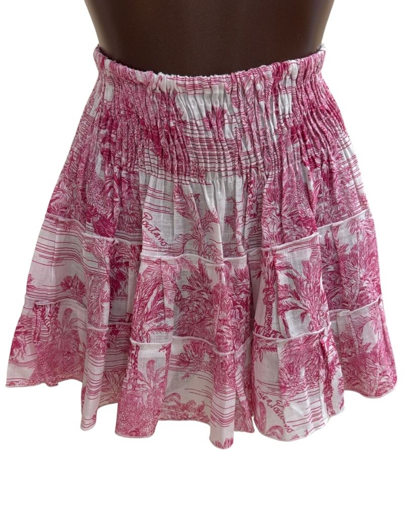 Luisa Positano Skirt Olivia Pink Toile