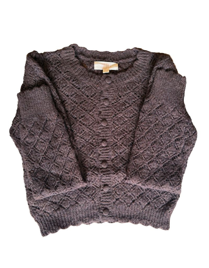 Mel Cardigan Chocolate