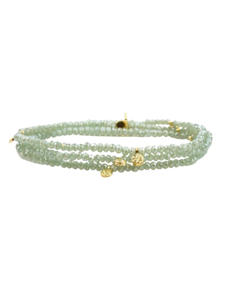 Marlyn Schiff 1044B Mini Disc Stretch Bracelet G-Mint