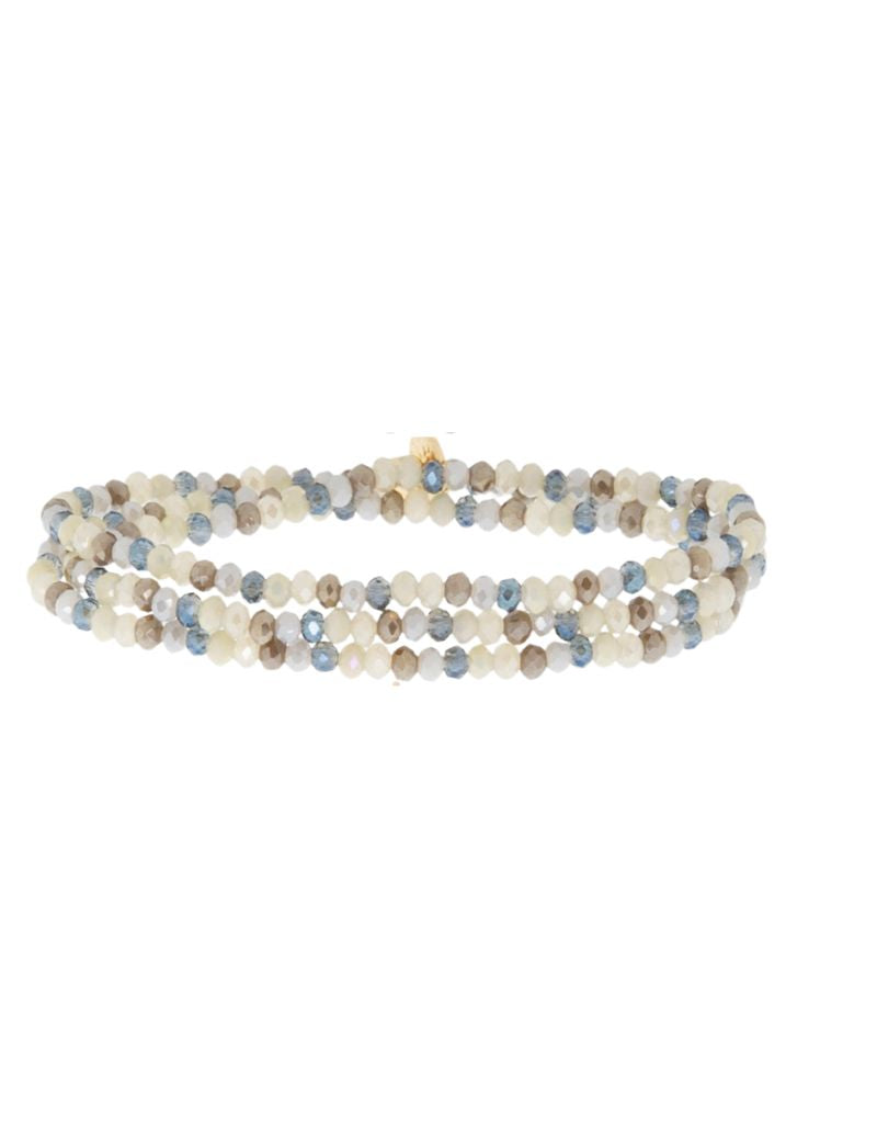 Marlyn Schiff 9686B Ocean Mini Beaded Stretch Bracelet