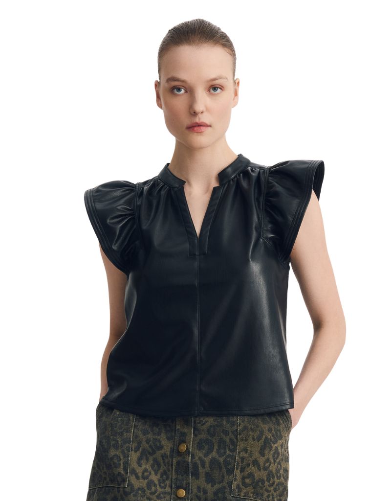 Melissa Nepton Venora Top Black