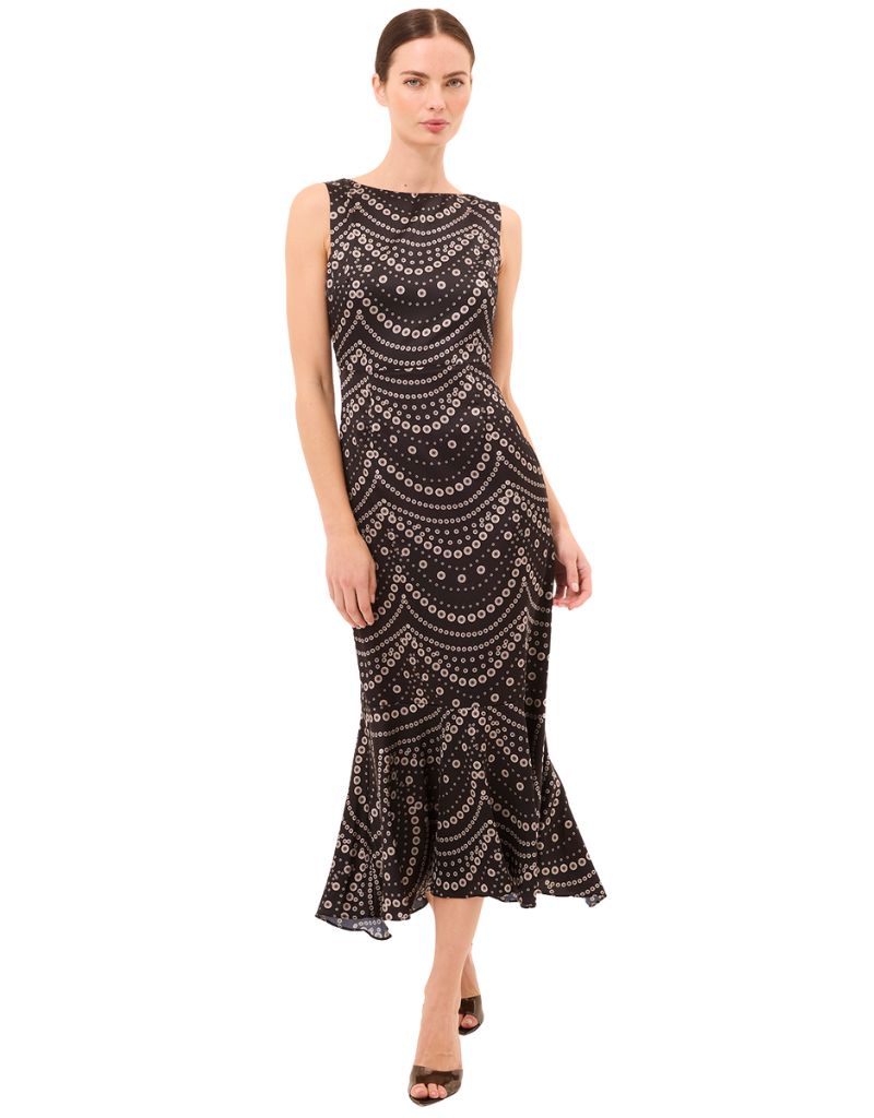 Misa Patricia Dress Stranded Pearls Stin