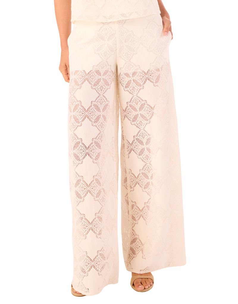 Misa Ravi Pant Floral Medallion