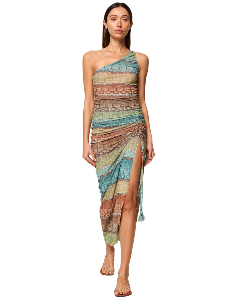 Misa Sirena Dress Paisley Ombre Mesh
